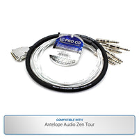 Pro Co 5-foot 8-Channel DB25 to TRS Analog Snake for Antelope Audio Zen Tour
