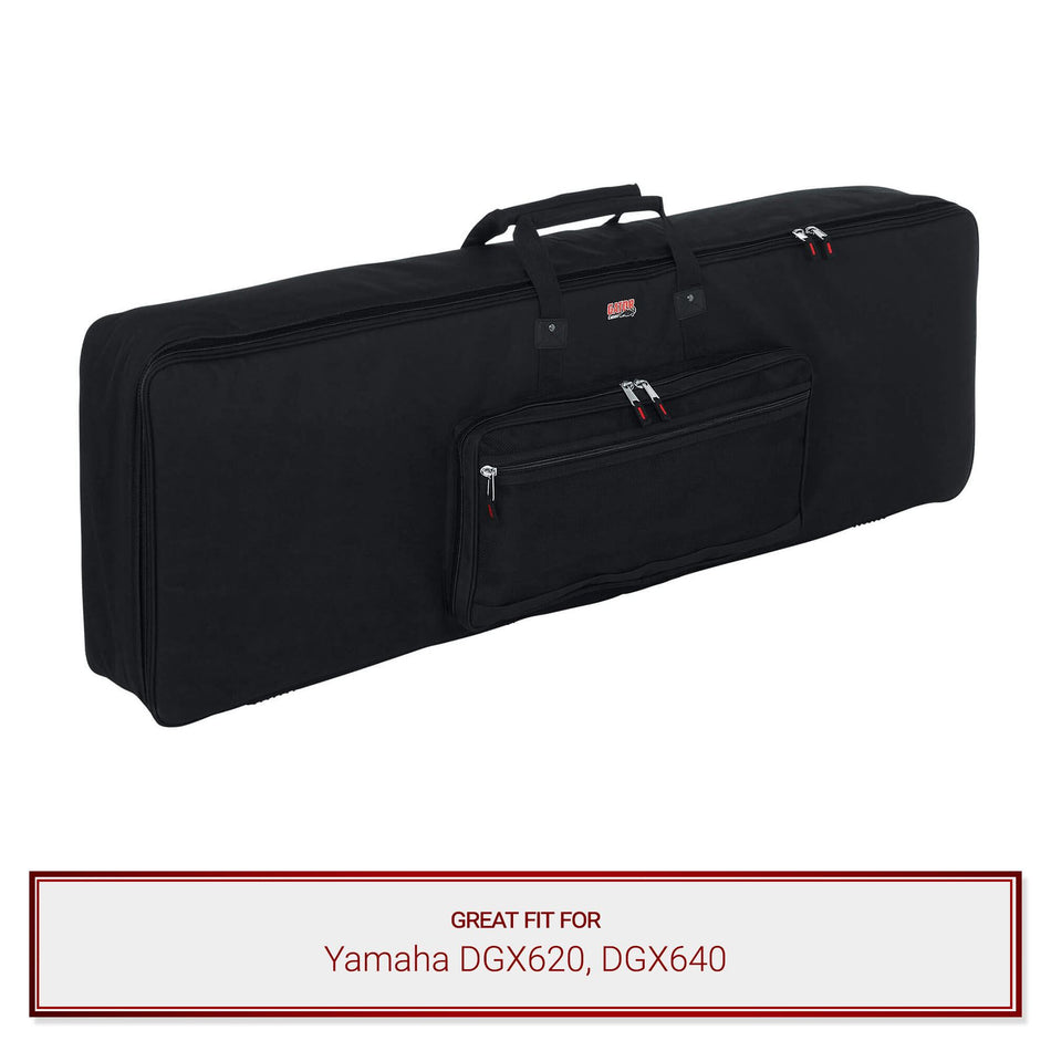 Gator Cases Keyboard Gig Bag fits Yamaha DGX620, DGX640