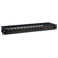 Black Lion Audio PBR XLR Rackmount 16-Point Gold Plated XLR Patchbay