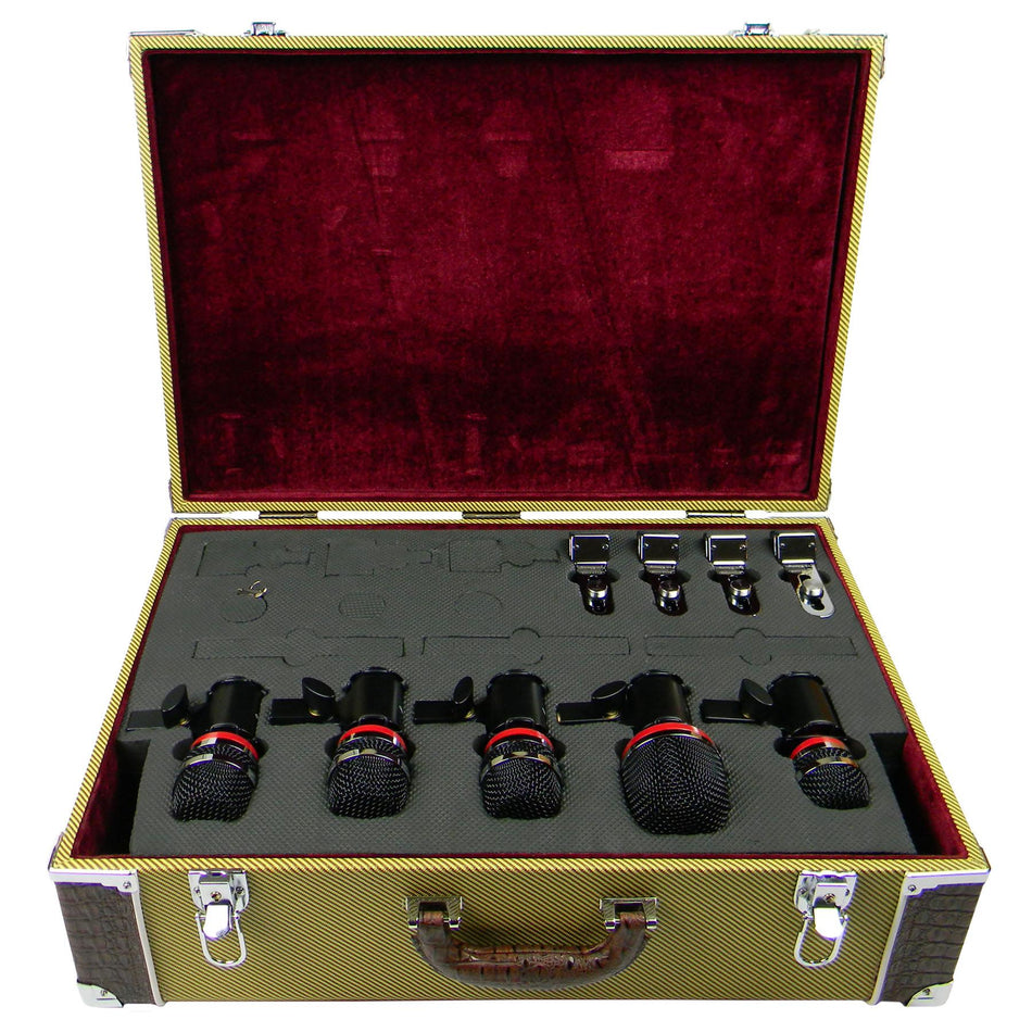 Avantone CDMK-5 5-Mic Drum Microphone Kit w/ Case
