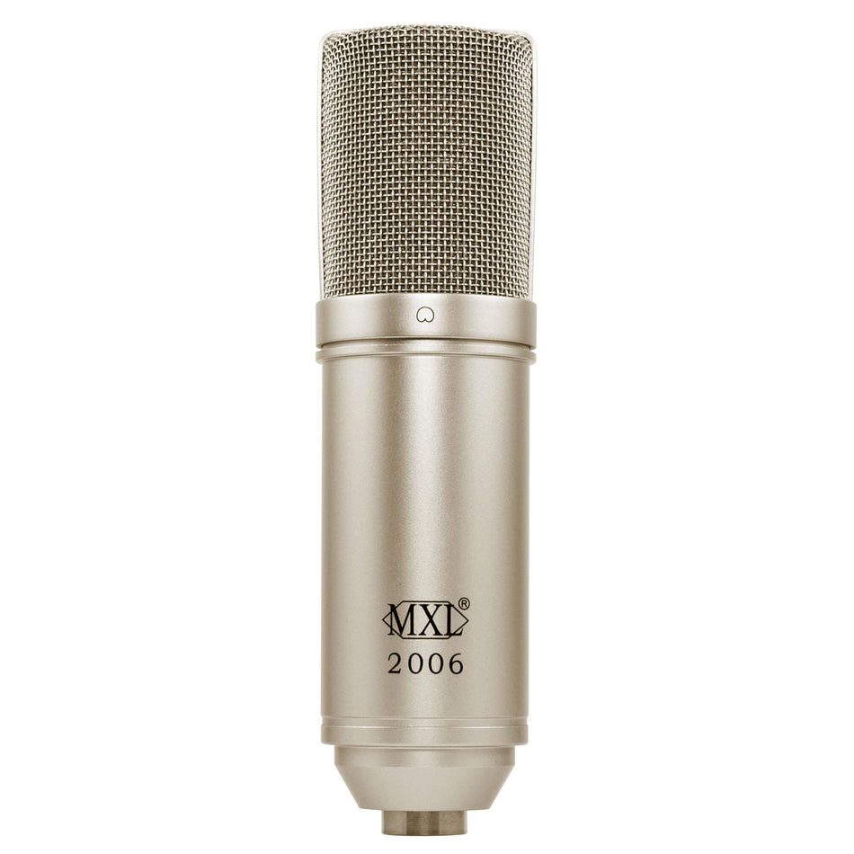 MXL 2006 Condenser Microphone w/ Shock Mount & Case - Mic