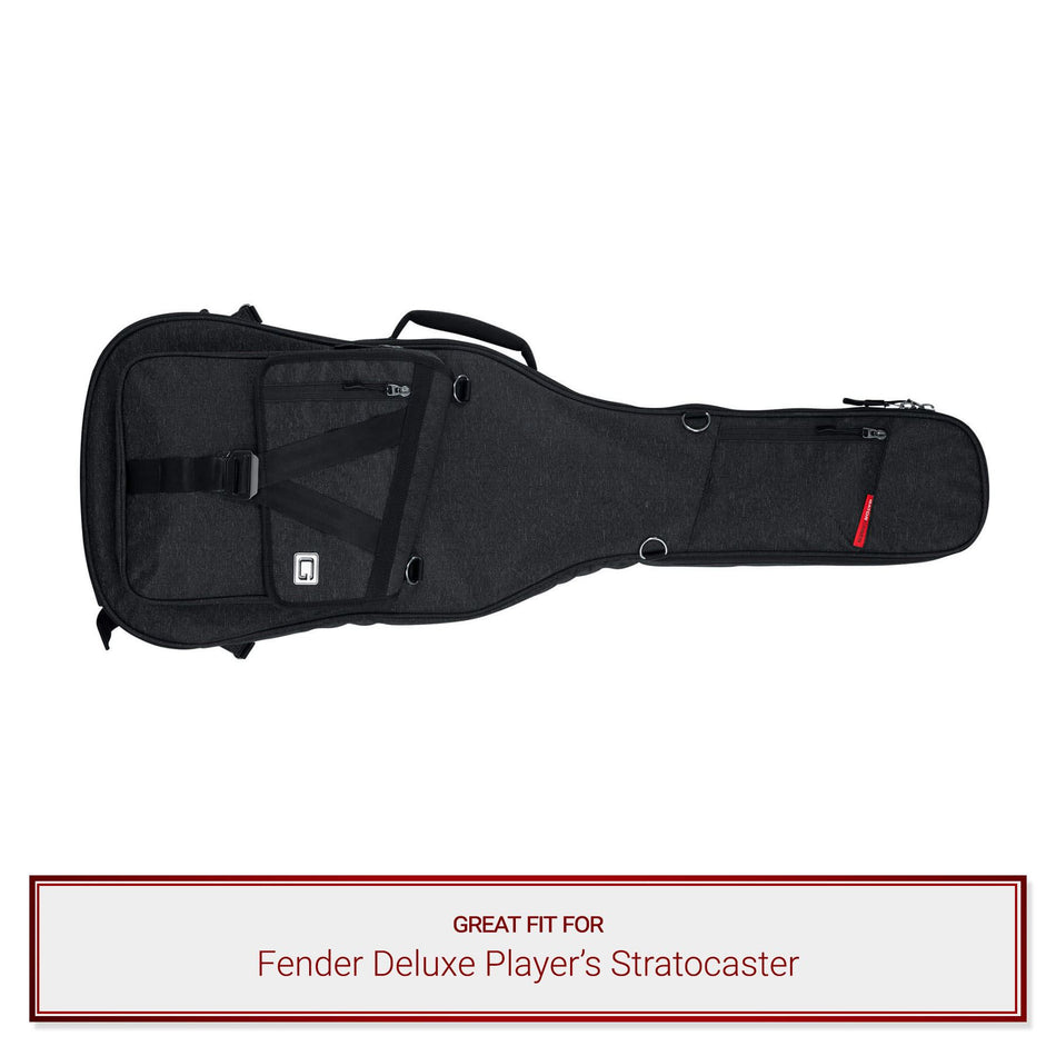 Black Gator Case fits Fender Deluxe Player's Stratocaster