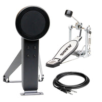 Alesis 6" Kick Drum Pad Bundle with Kick Pedal, 1/4" TS Cable