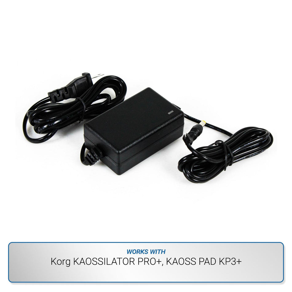 Korg 9V AC Power Supply Adapter KAOSSILATOR PRO+ & KAOSS PAD KP3+ PSU Cord Cable