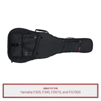 Gator Charcoal Transit Case fits Yamaha F335, F345, FD01S, FG700S