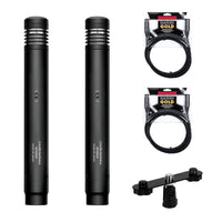 Audio-Technica AT4041-SP Stereo Pair Bundle with Mogami Gold Cables & Stereo Bar