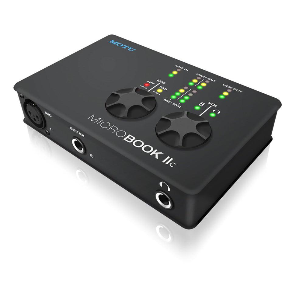 MOTU MicroBook IIc Compact 4x2 USB2 Audio Interface