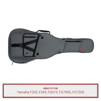Grey Gator Guitar Case fits Yamaha F335, F345, FD01S, FG700S, or FG720S