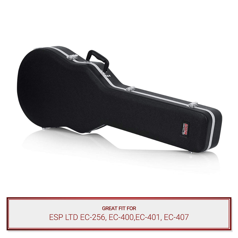 Gator Deluxe Guitar Case fits ESP LTD EC-256, EC-400,EC-401, EC-407 Guitars