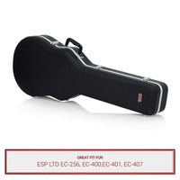 Gator Deluxe Guitar Case fits ESP LTD EC-256, EC-400,EC-401, EC-407 Guitars
