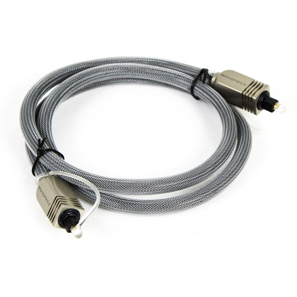 Monoprice 2763 3-foot Premium S/PDIF ADAT Optical Cable 3ft 3'