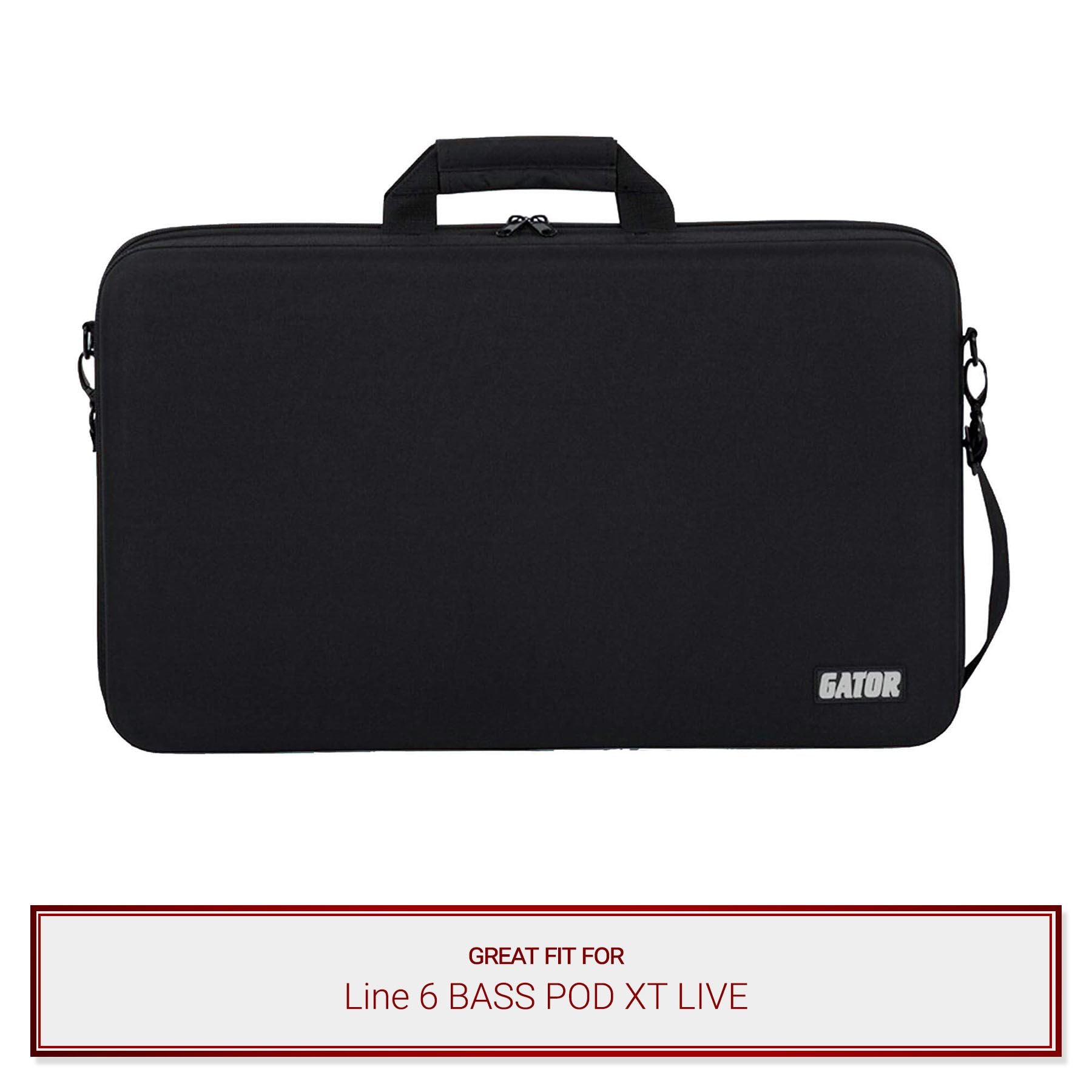 Gator Cases Molded EVA Case fits Line 6 BASS POD XT LIVE