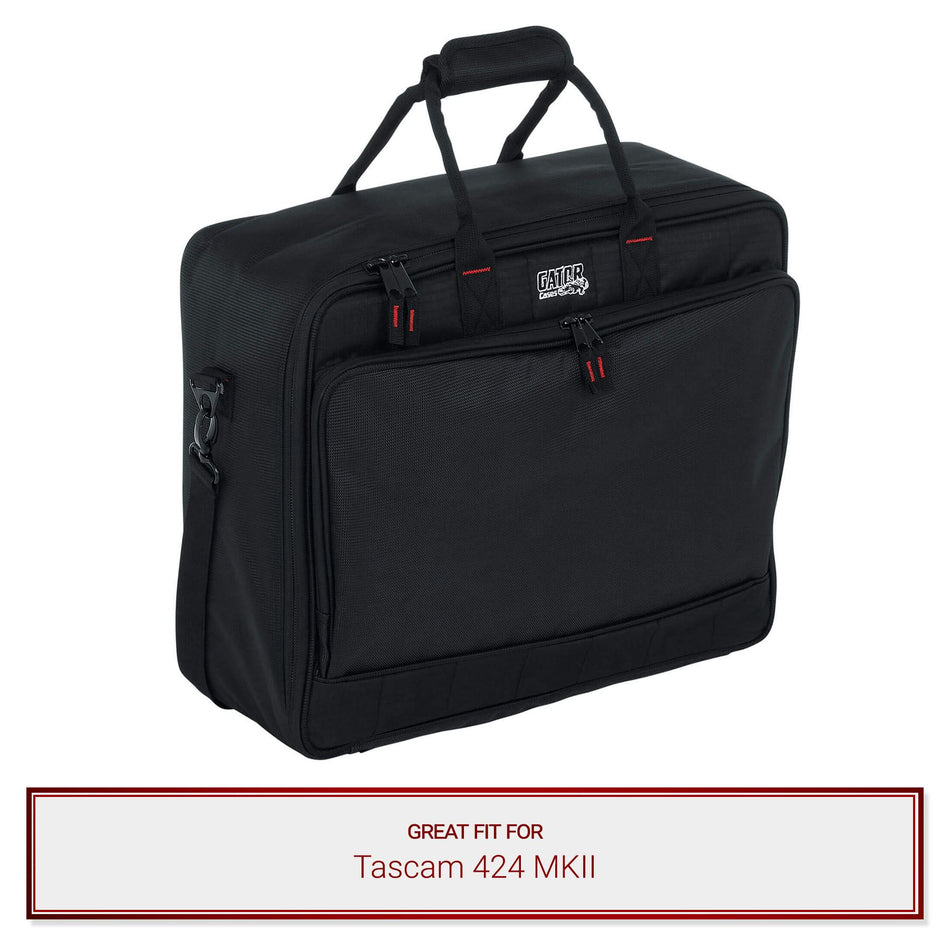 Gator Cases Padded Nylon Equipment Bag fits Tascam 424 MKII Recorders
