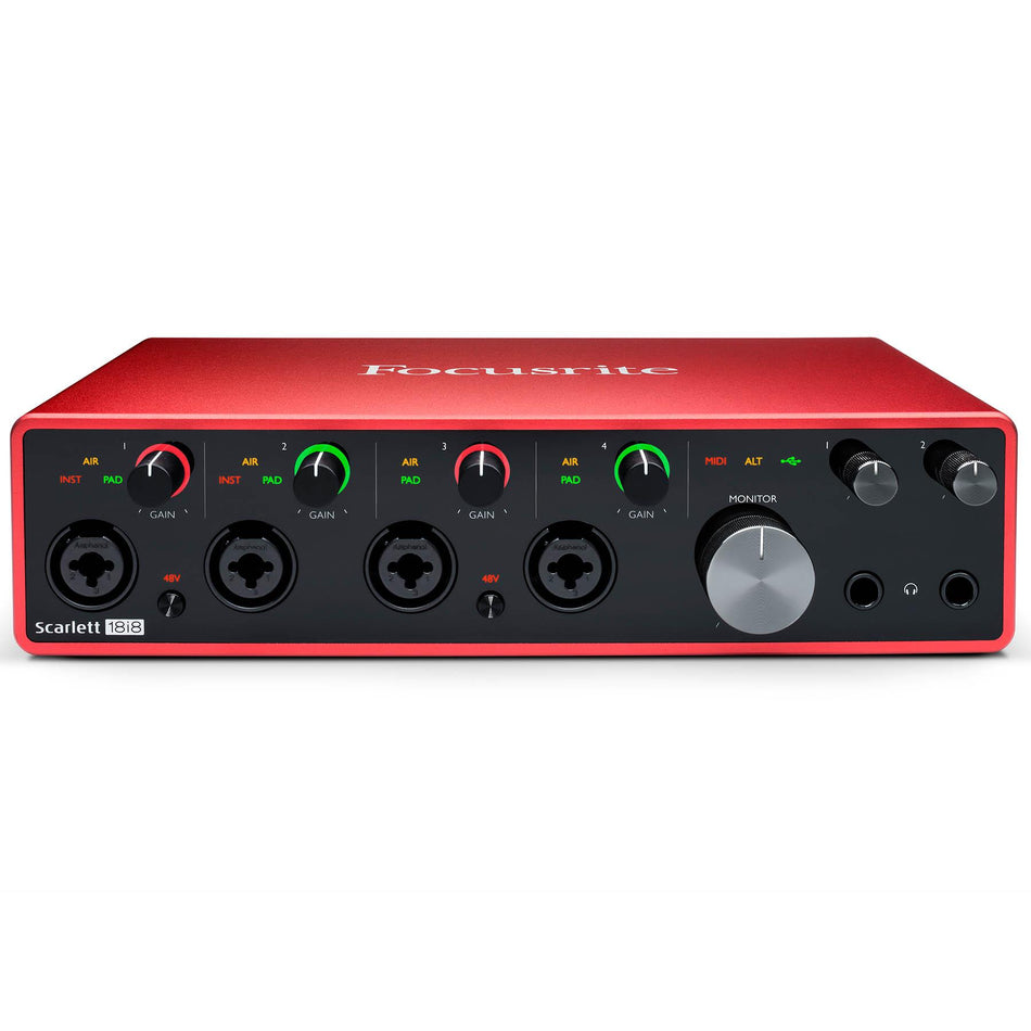 Focusrite Scarlett 18i8 3rd Gen USB Audio Interface w/ Ableton & ProTools 18-i-8