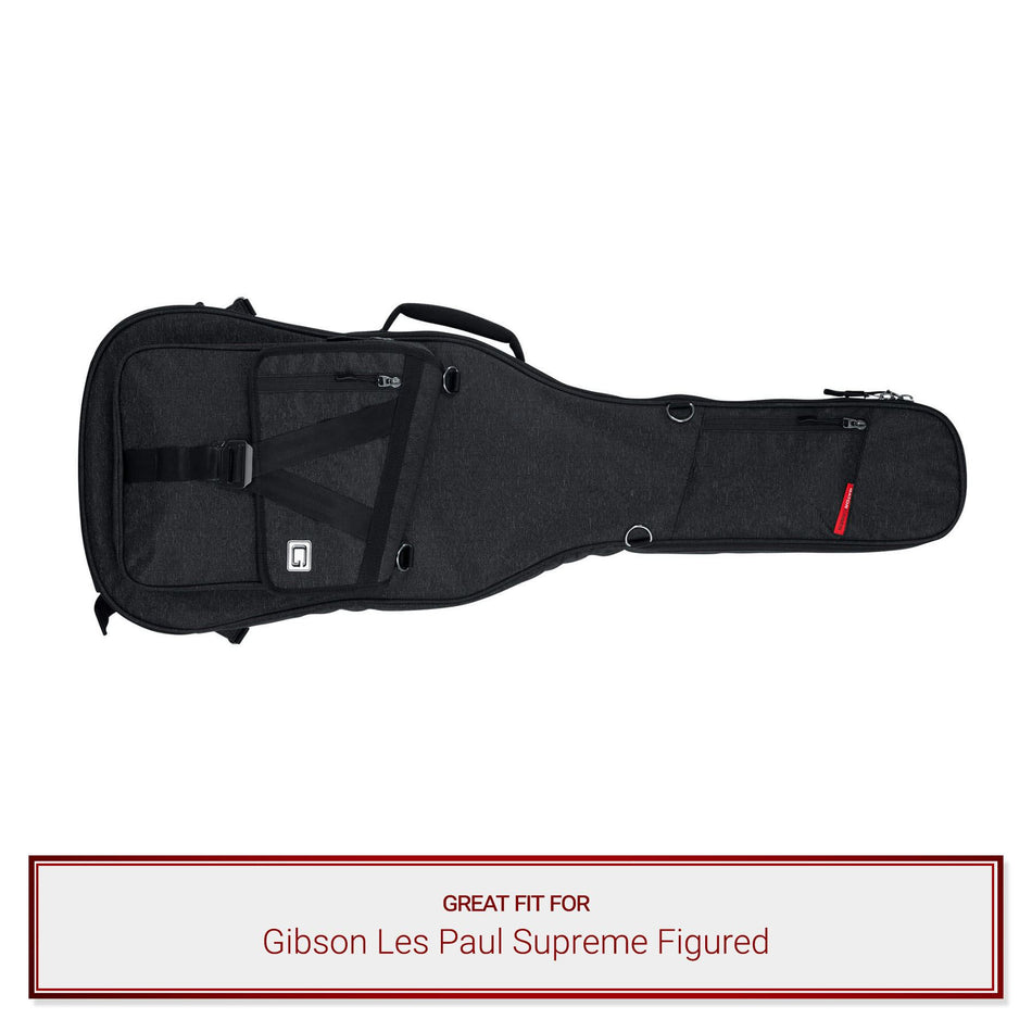 Black Gator Case fits Gibson Les Paul Supreme Figured