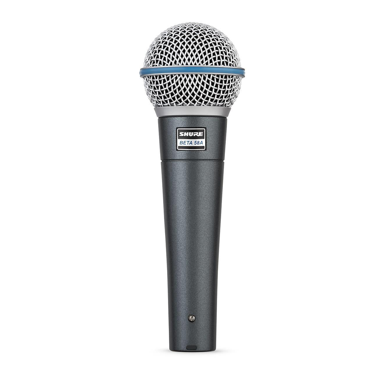 Shure Beta 58A Dynamic Live Vocal Microphone Bundle with Stand