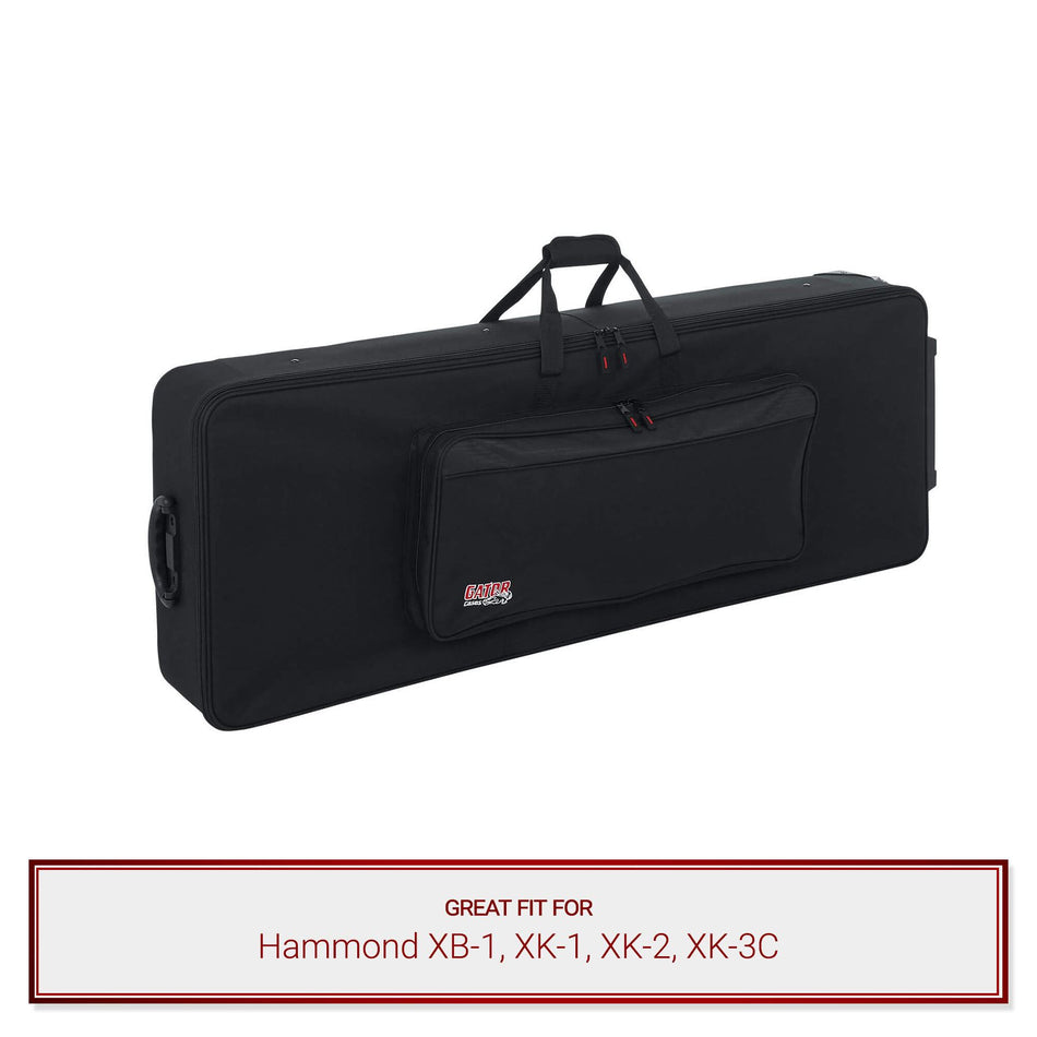 Gator Cases Keyboard EPS Foam Case fits Hammond XB-1, XK-1, XK-2, XK-3C