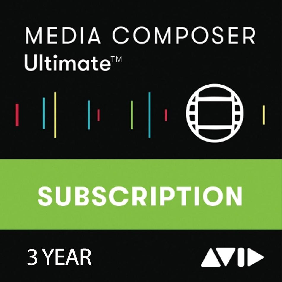 Avid Media Composer | Ultimate 3-Year Subscription NEW (Digital Download)