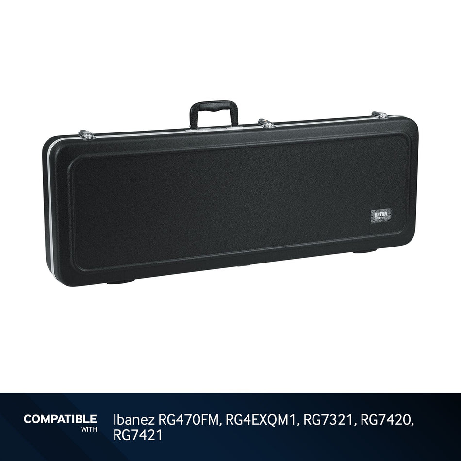 Gator Molded Case with LED Light for Ibanez RG470FM, RG4EXQM1, RG7321, RG7420, RG7421 Guitars