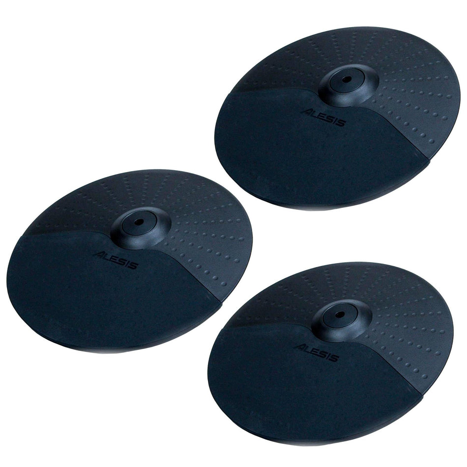 Alesis 3-pack of 10" Cymbal Pads Burst, Command, Forge, Nitro, Surge Kits