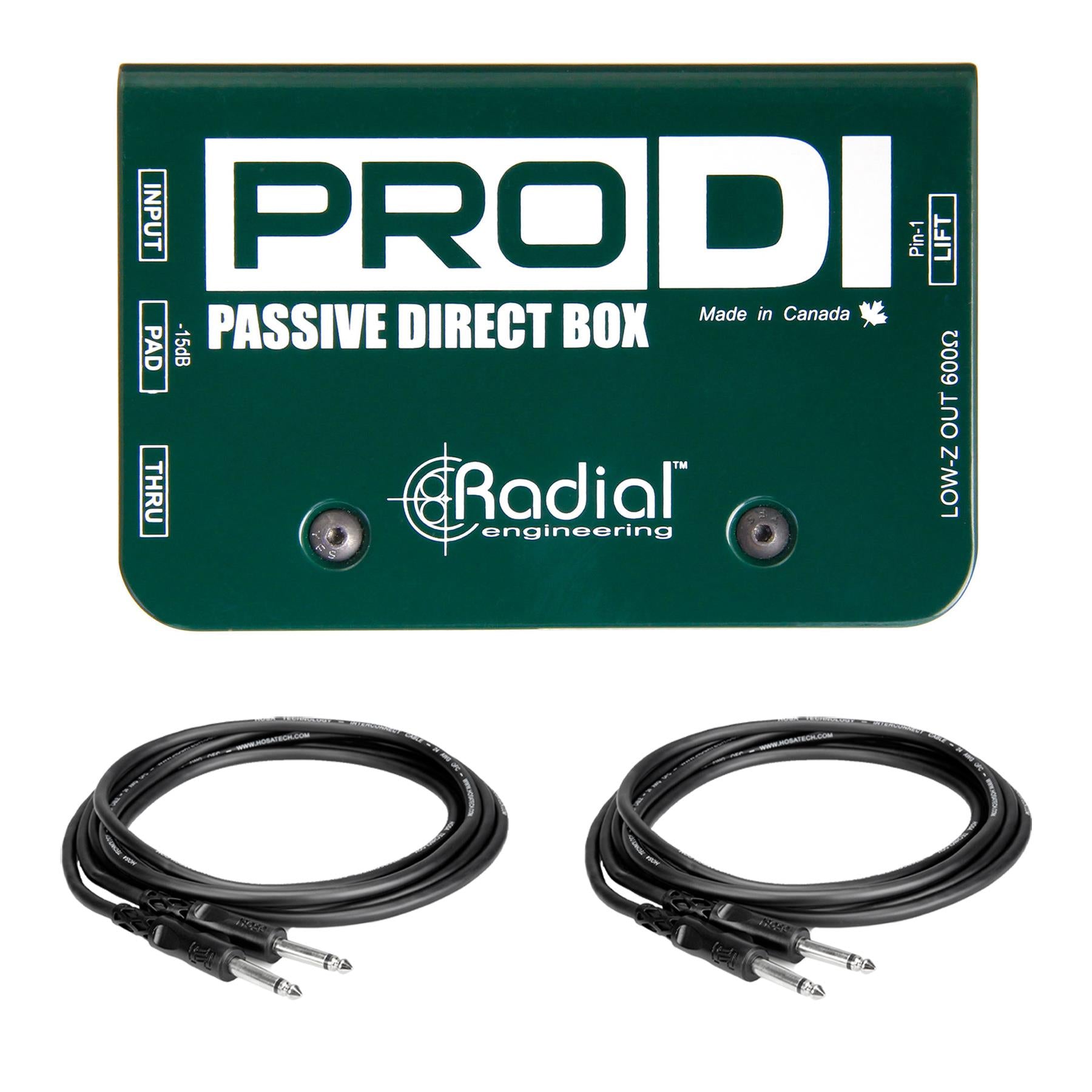 Radial Engineering PRO DI Bundle with Premium 15-foot XLR Mogami Microphone Cable (2 Items)　並行輸入 Radial Engineering Pro AV2