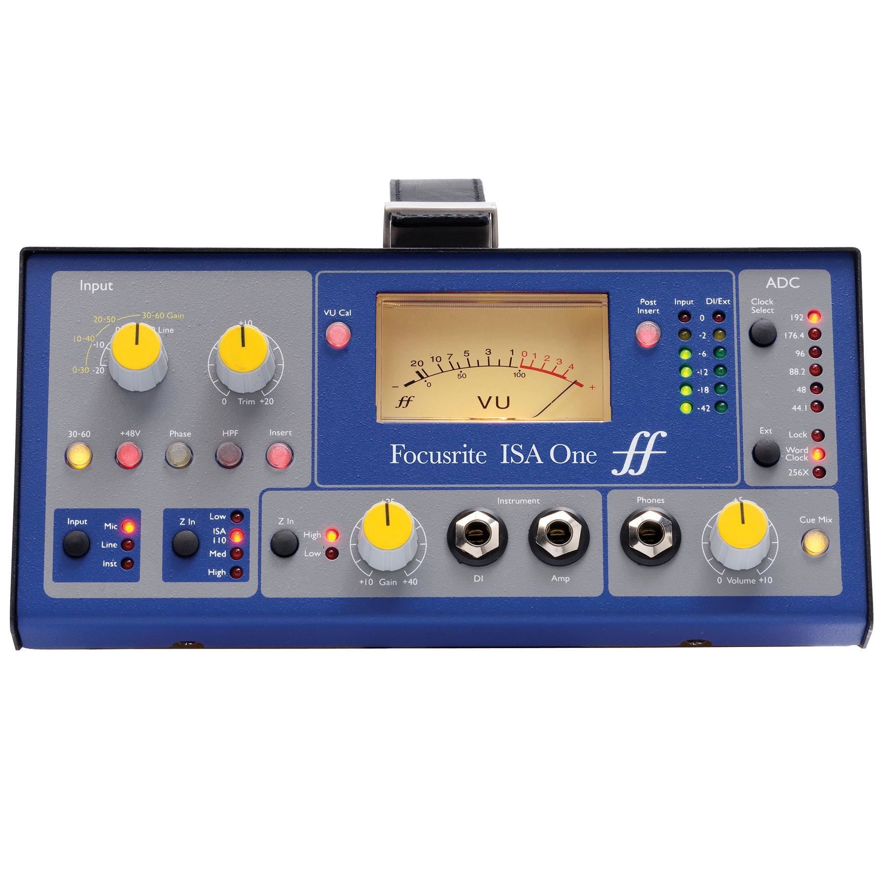 Focusrite ISA One Mic Preamp w/ 2 15-foot XLR Mogami Cables Bundle