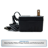 Alesis Power Supply Adapter for Nastify, Philtre, Phlngr, PicoVerb, Performance Pad