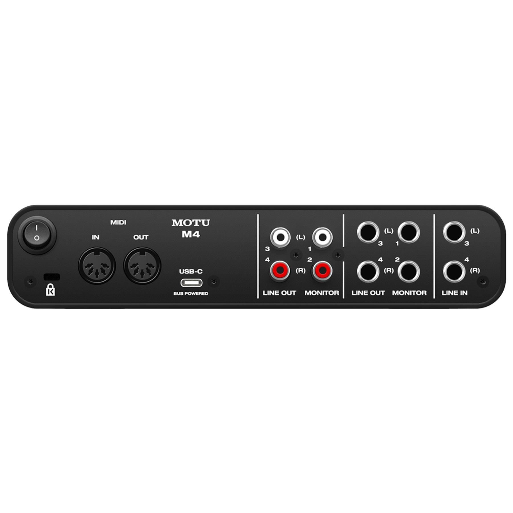 MOTU M4 USB Audio Interface – Pixel Pro Audio