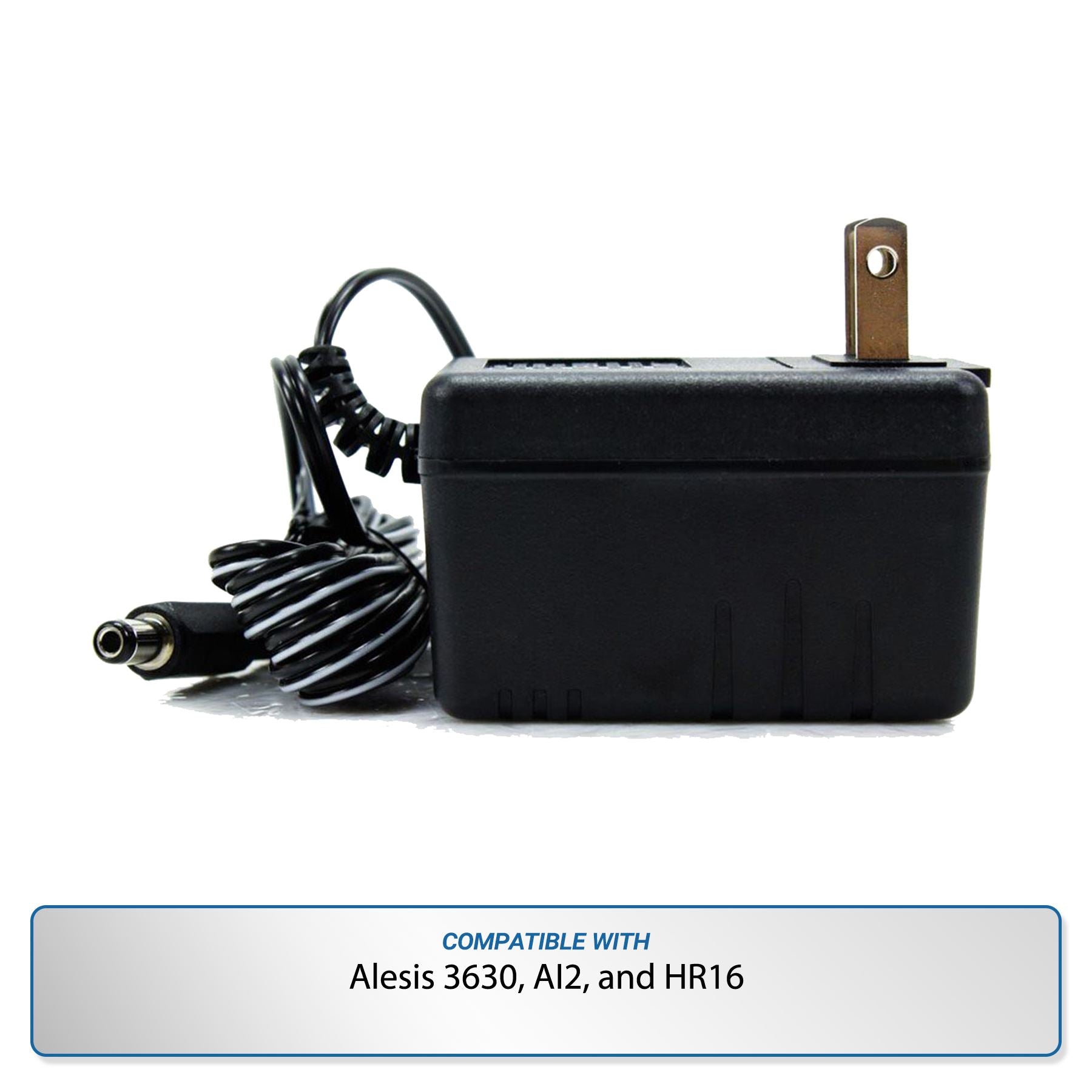 Alesis Power Supply Adapter for 3630, AI2, HR16 Replacement