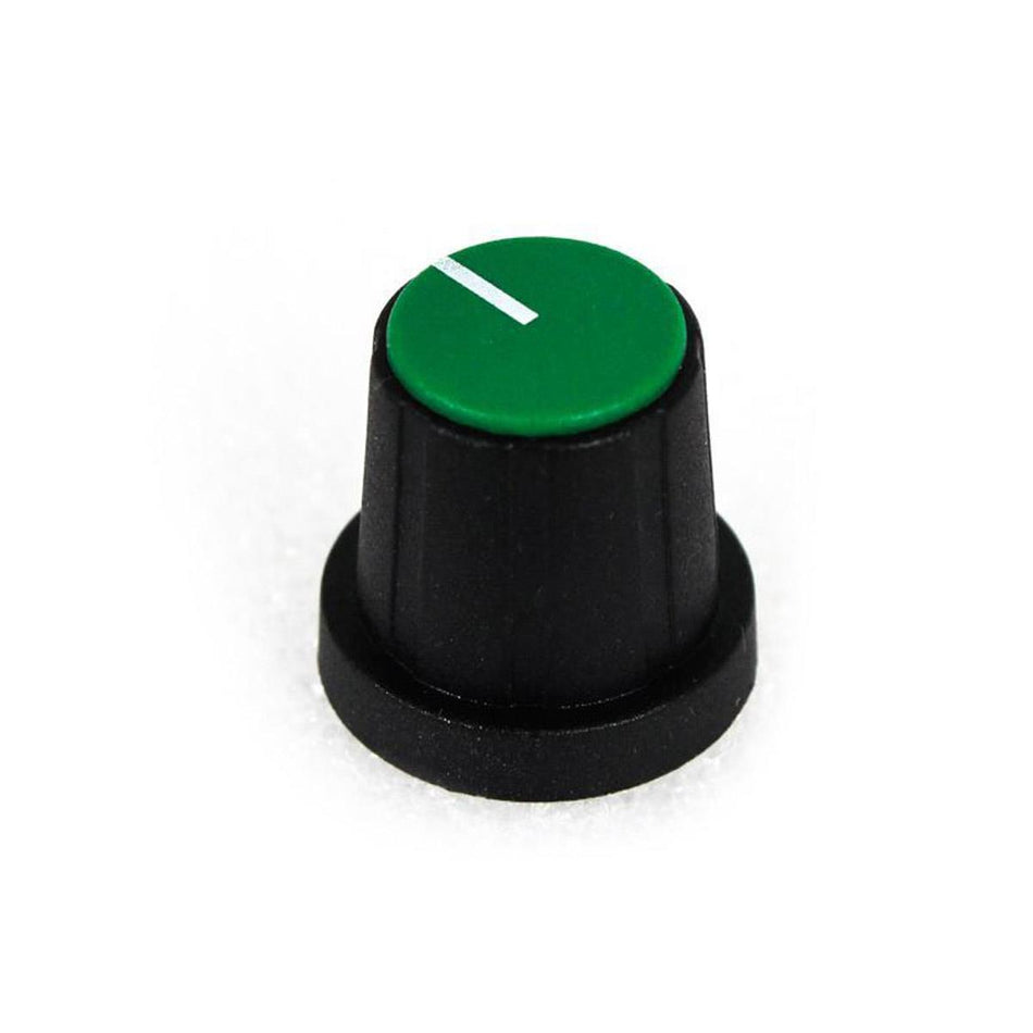 PixelGear Black D-Shaft Knob w/ Green Cap & White Indicator Line  for DBX 160A