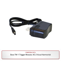 9V Power Supply for Boss TM-1 Trigger Module and VE-2 Vocal Harmonist
