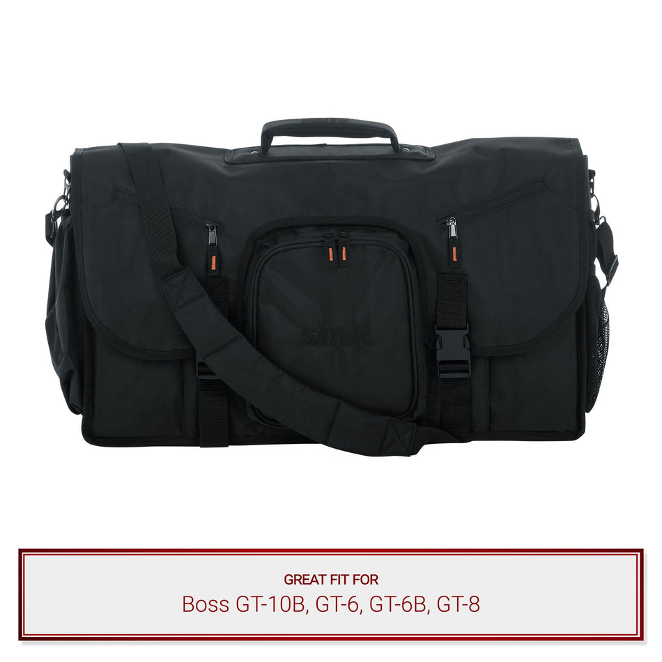 Gator Cases 25" Messenger Bag fits Boss GT-10B, GT-6, GT-6B, GT-8