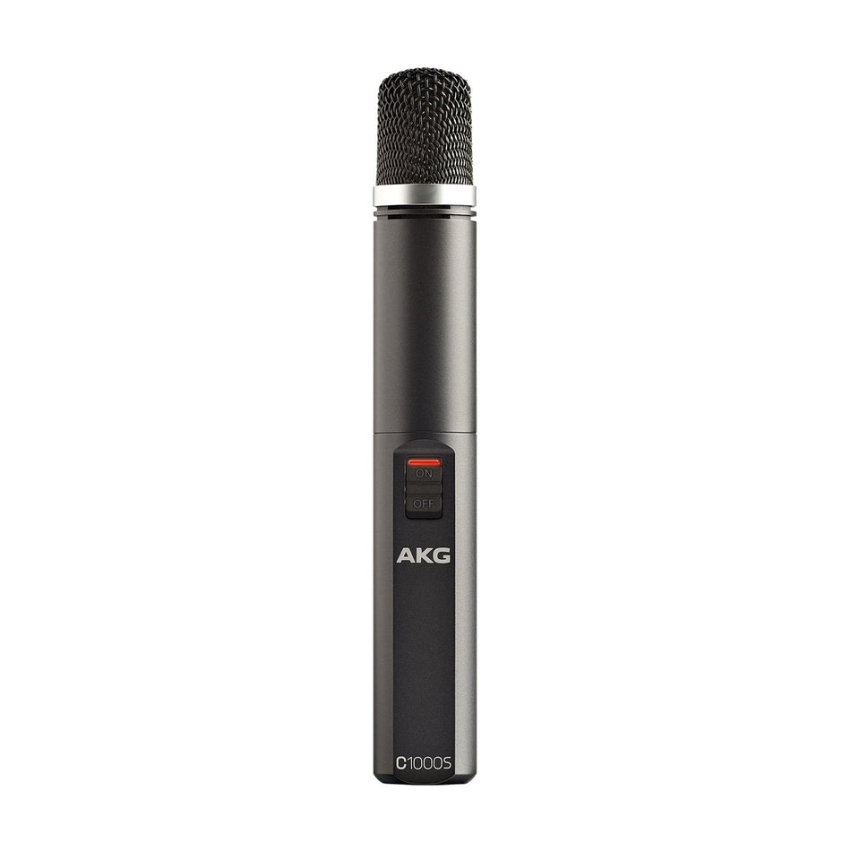 AKG C1000S V4 Small-Diaphragm Studio Condenser Microphone w/ Clip Mic C-1000-S