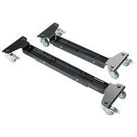 K&M 18806 Trolley Wheels for Keyboard and Equipment Stands with Locking Casters