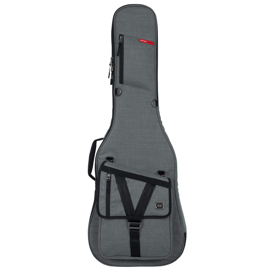 Gator GT-ELECTRIC-GRY Gray Transit Series Padded Gig Bag for Electric Guitars