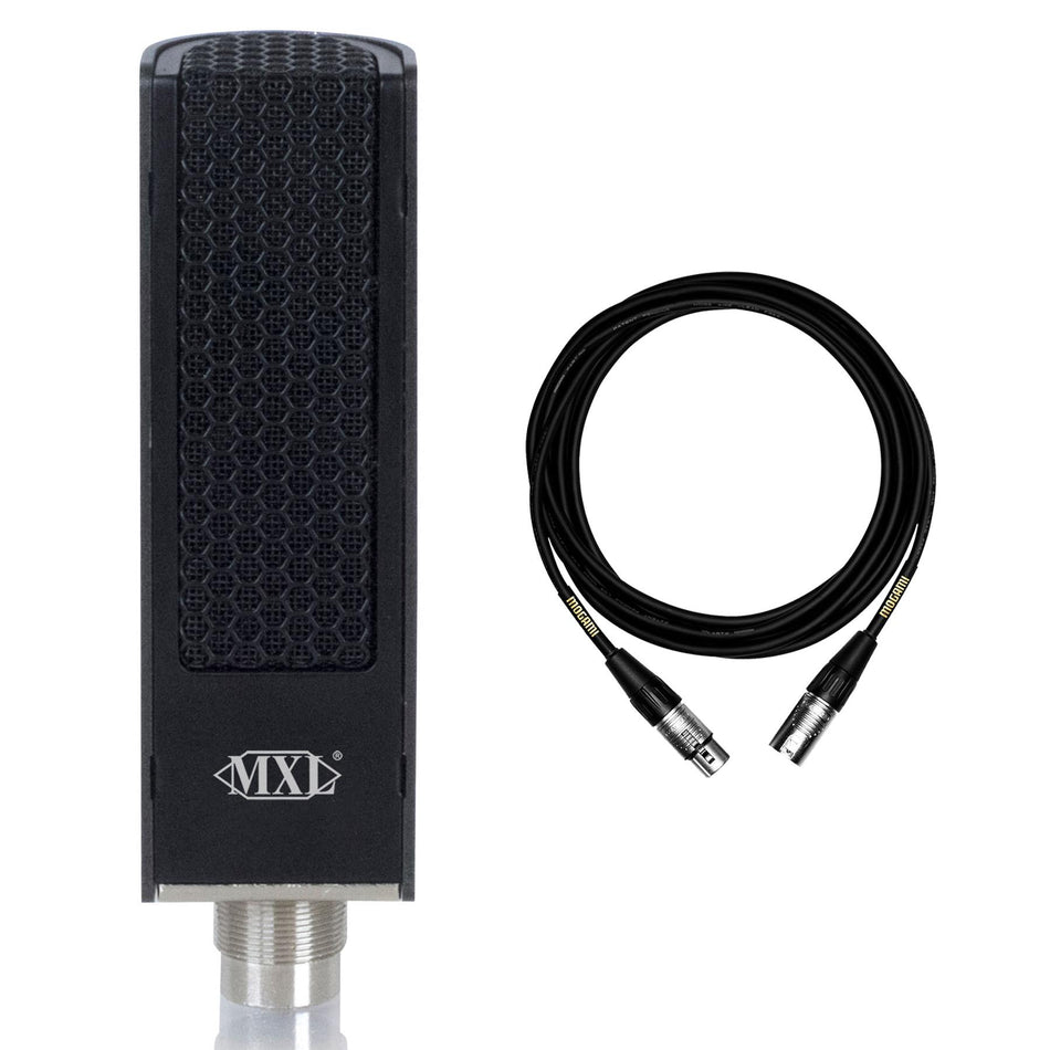 MXL DX-2 Dual Capsule Amp Microphone Bundle with Premium XLR Mogami Cable