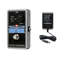 Electro-Harmonix Holy Grail Reverb Guitar Effects Pedal with 9.6V Power Supply