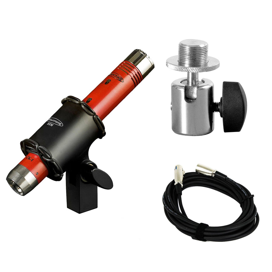 Avantone Pro CK-1 Microphone Bundle with On-Stage Ball Joint Adapter & XLR Cable