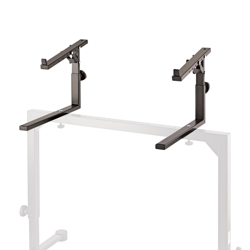 K&M 18811 Black Second Tier Stacker for Omega Table-Style Keyboard Sta ...