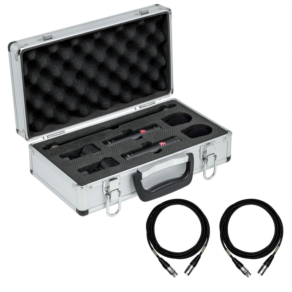 sE Electronics SE8 Stereo Pair Bundle with 2 15-Foot Mogami XLR Cables