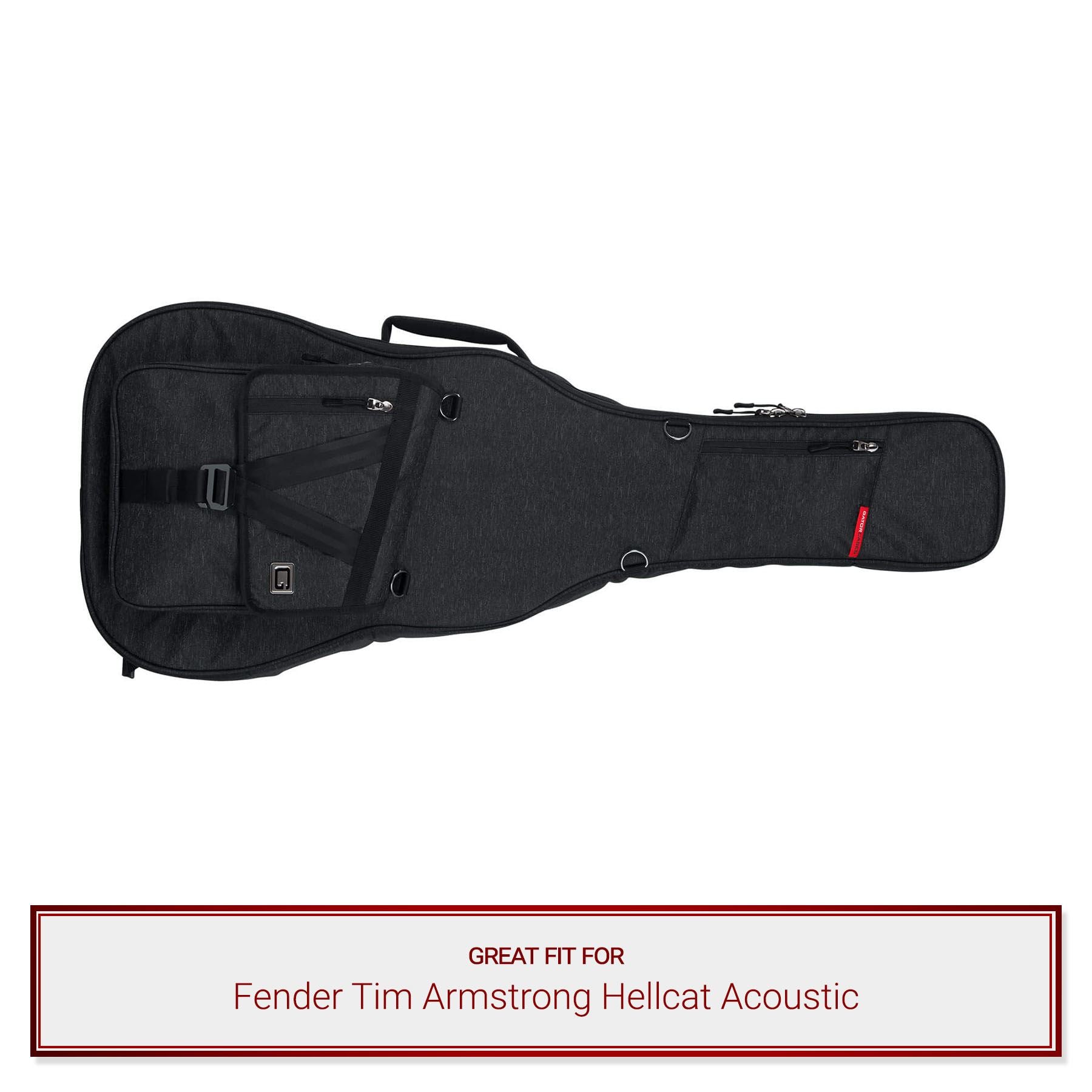 Gator Charcoal Transit Case fits Fender Tim Armstrong Hellcat
