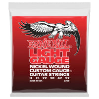 Ernie Ball 2208 Light Nickel Wound Electric Guitar Strings (11-52 Gauge)