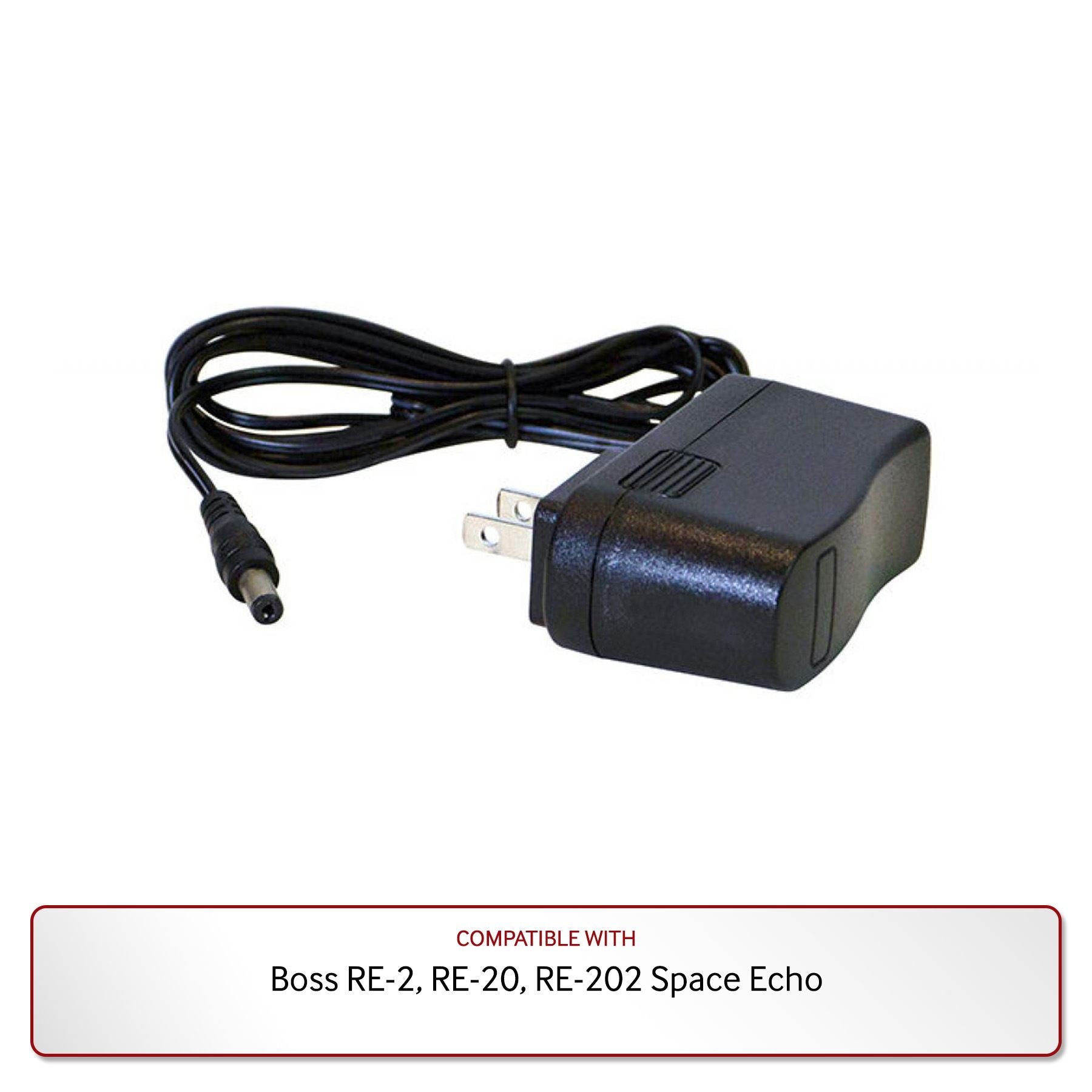 Definere Tage af Køre ud 9V Power Supply for Boss RE-2, RE-20, RE-202 Space Echo - Pixel Pro Audio