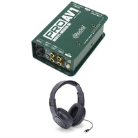 Radial Engineering ProAV1 Multimedia Direct Box Bundle with Samson Headphones