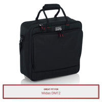 Gator Cases Padded Equipment Bag fits Midas DM12 Mixers