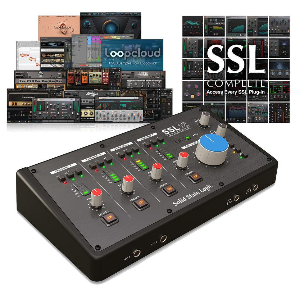 SSL SSL 12 12-in/8-out USB-C Audio Interface