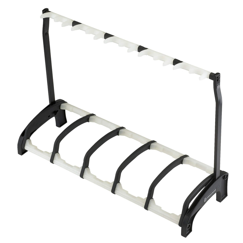 K&M 17515 Guardian Translucent 5 Guitar Stand Rack White Konig & Meyer