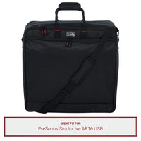 Gator Cases Mixer Bag fits PreSonus StudioLive AR16 USB Mixers
