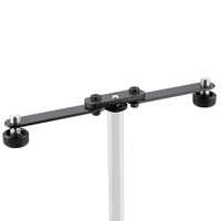 K&M 23510 Black Articulating Stereo Bar Microphone Attachment