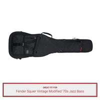 Gator Bass Guitar Case fits Fender Squier Vintage Modified '70s Jazz Bass
